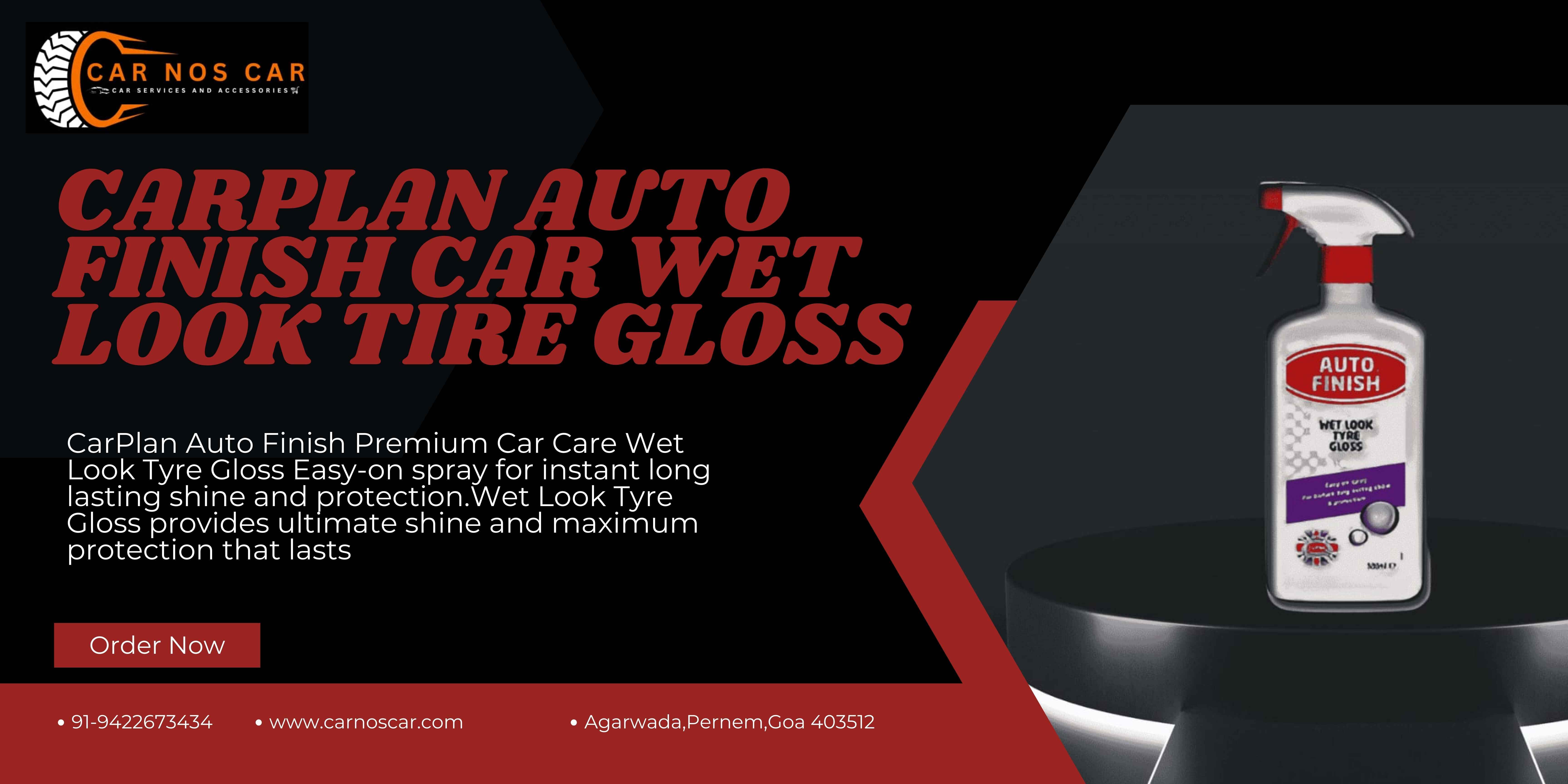 Carplan Auto Finish car wet look tire Gloss